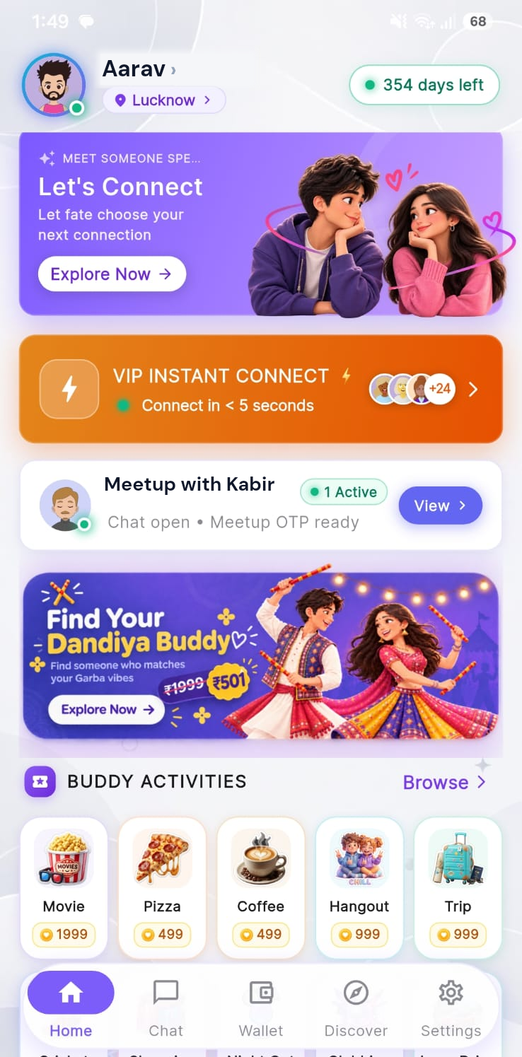 BuddyPartner App Feed