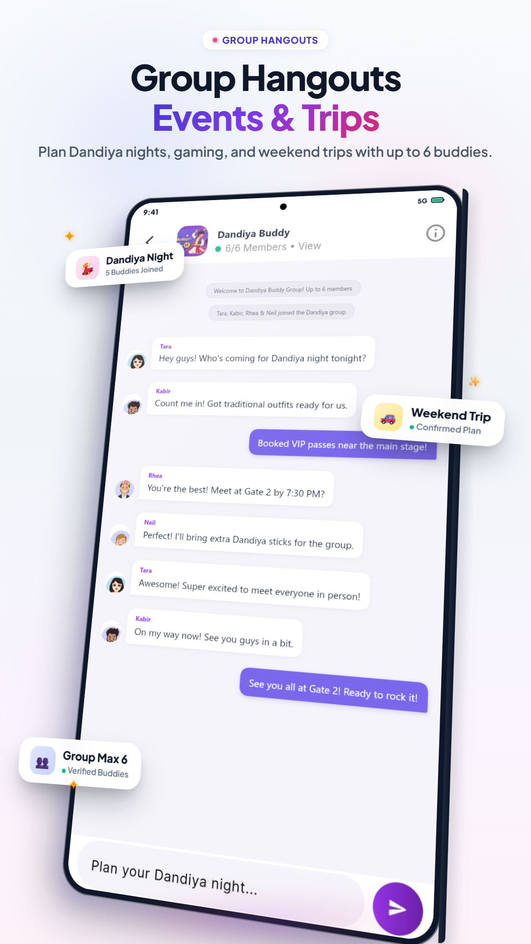 Group Hangouts & Events